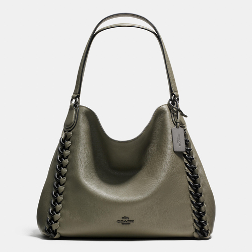 Coach Outlet Edie Shoulder Bag With Large Whiplash Coach Outlet Edie Shoulder Bag With Large Whiplash